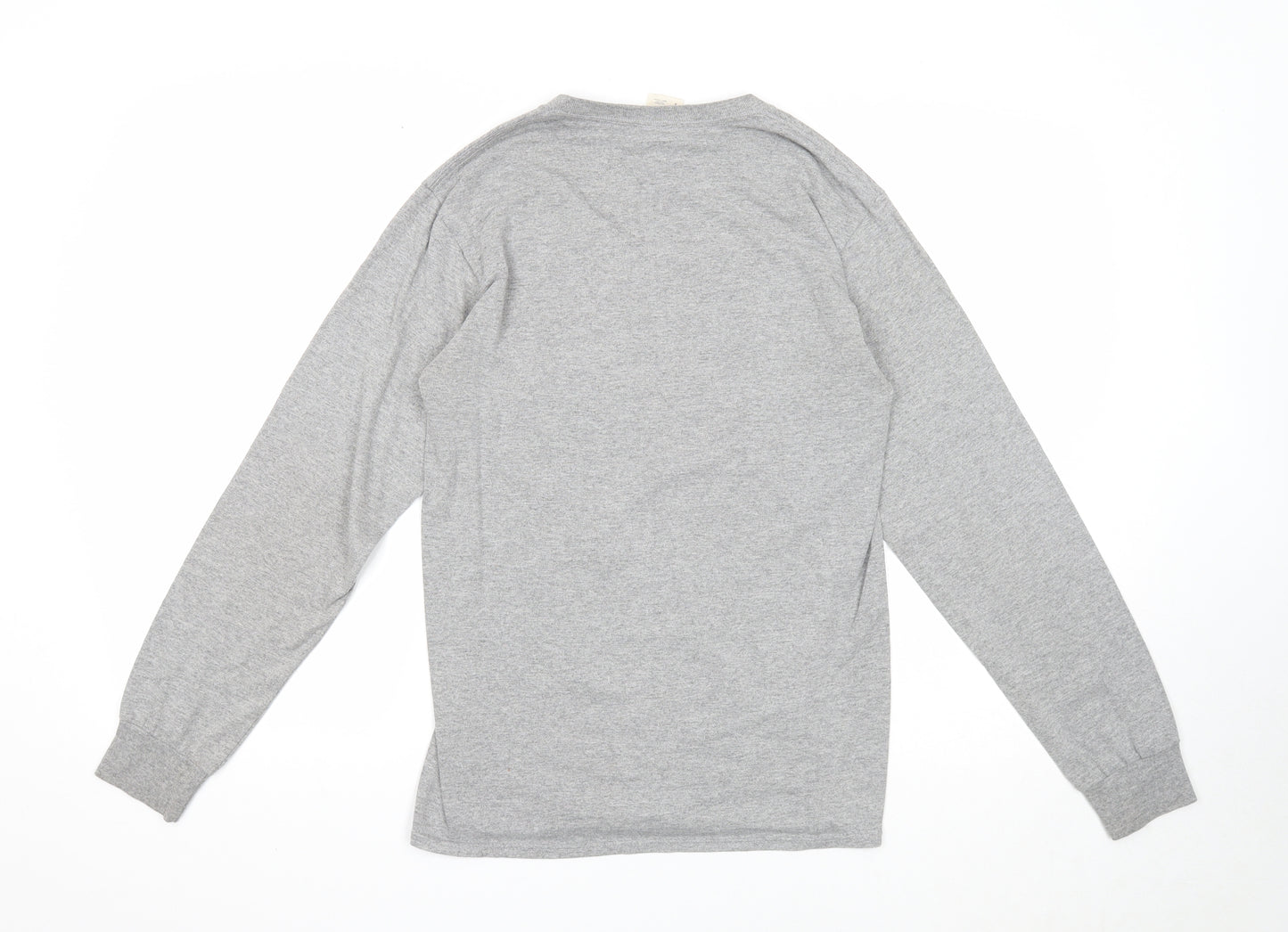 JERZEES Mens Grey Polyester Pullover Sweatshirt Size S - Trojans Volleyball