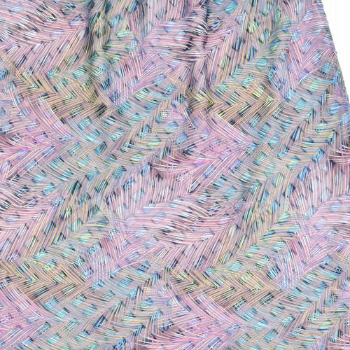 Seven Womens Multicoloured Geometric Polyester Swing Skirt Size 8