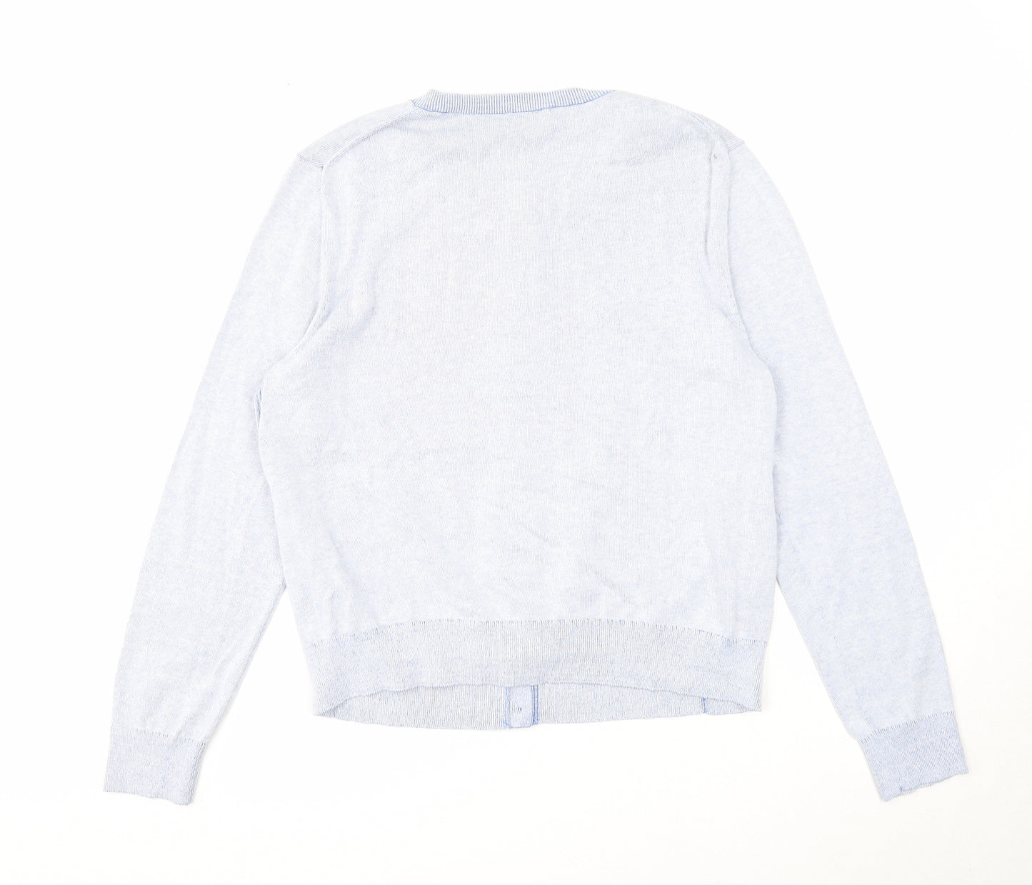 Gap Womens Blue Scoop Neck Polyester Cardigan Jumper Size XL