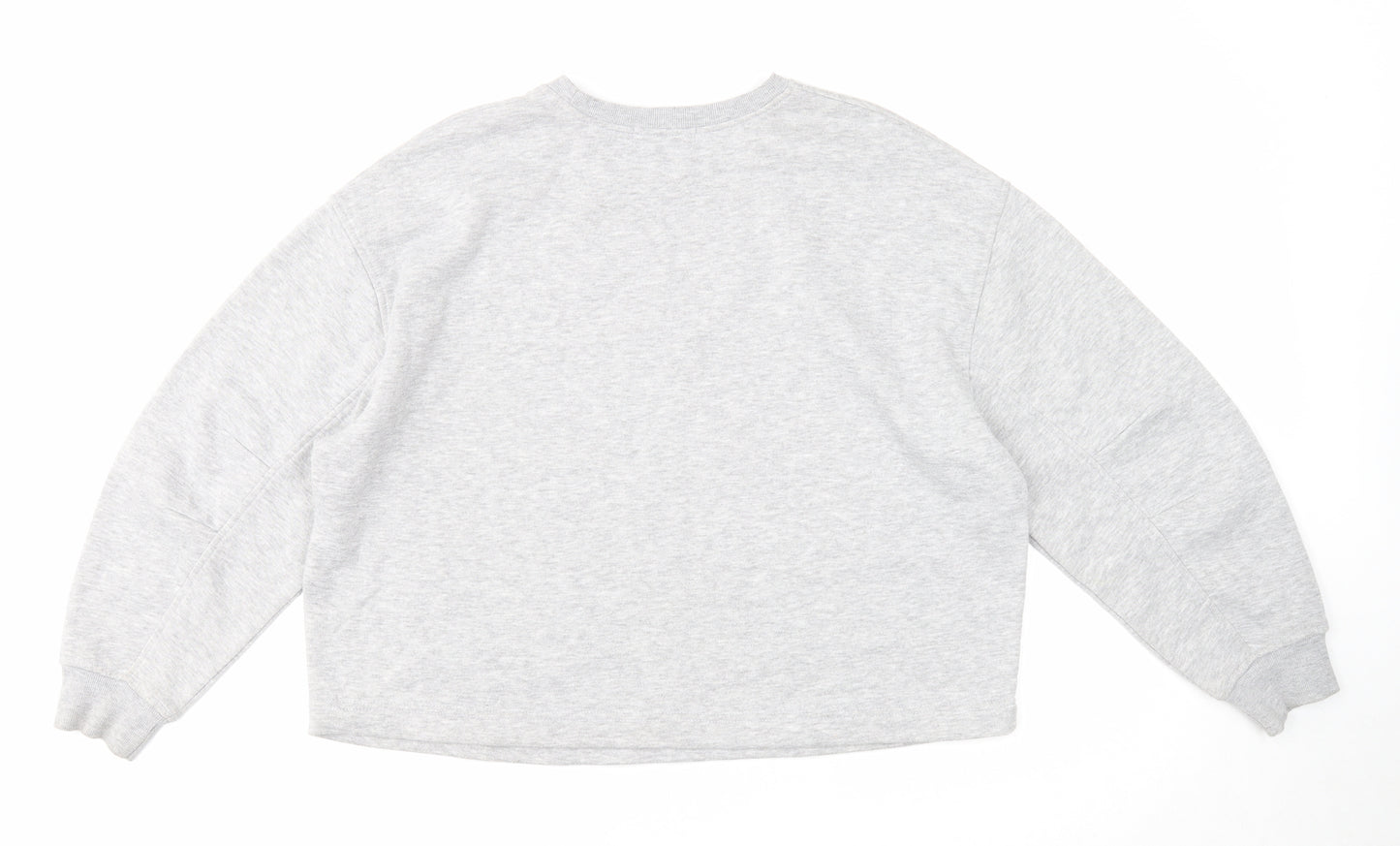 Primark Womens Grey Cotton Pullover Sweatshirt Size 10 Pullover