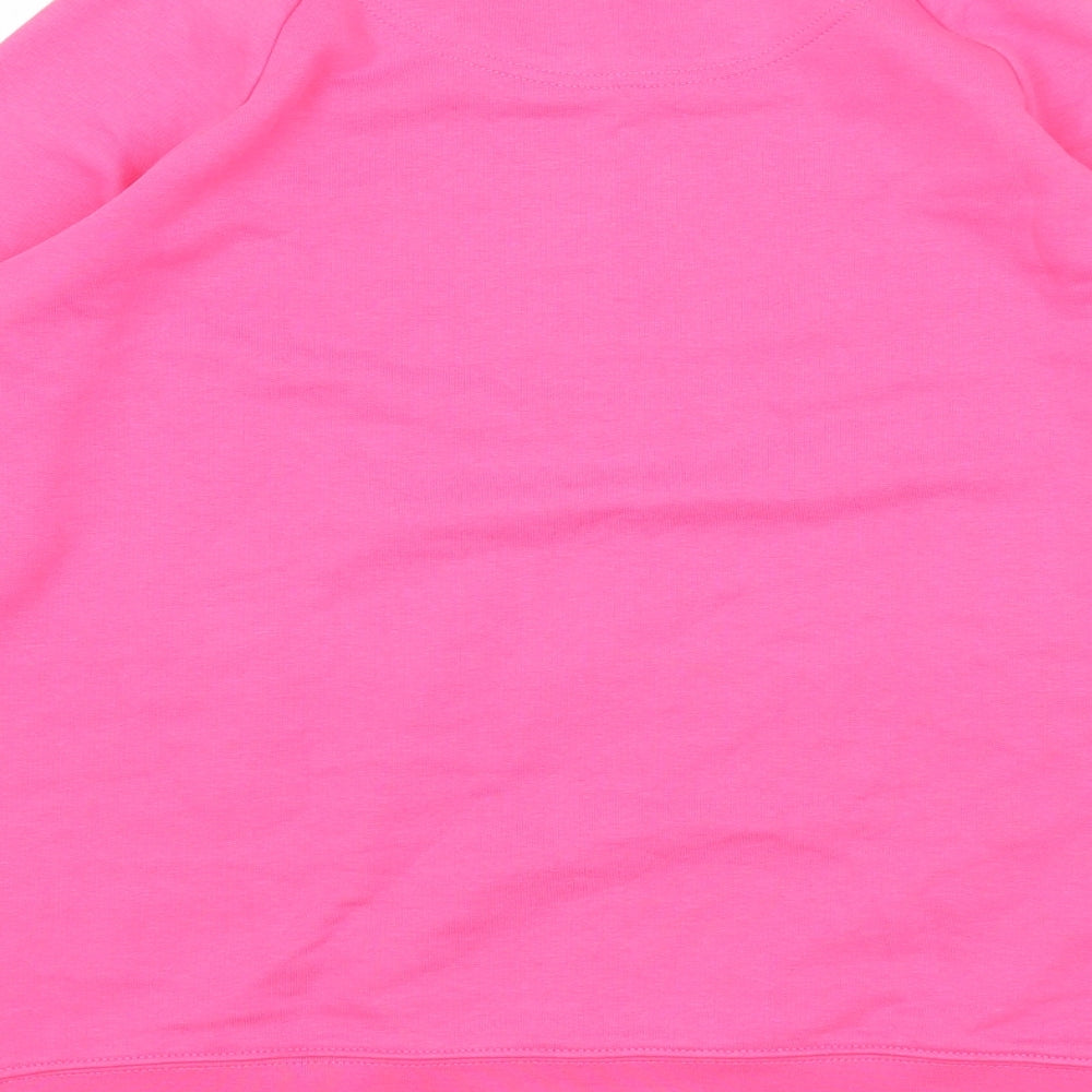 SeaSoul & Snow Womens Pink Cotton Pullover Sweatshirt Size M Pullover - This is me