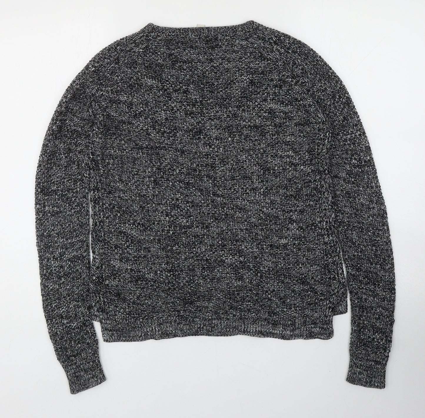 Esprit Womens Black Round Neck Acrylic Pullover Jumper Size XS