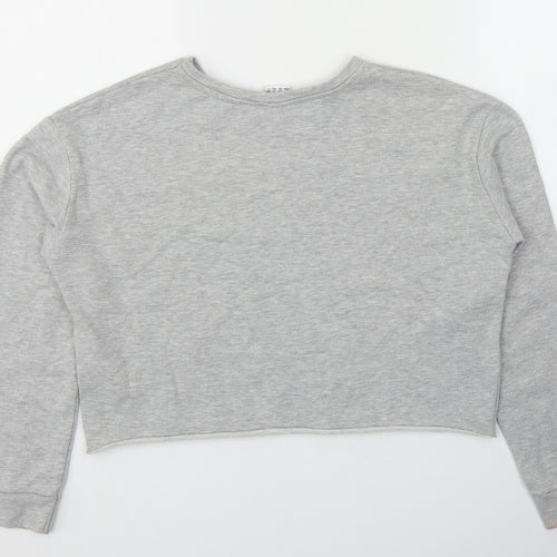 Atmosphere Womens Grey Cotton Pullover Sweatshirt Size 12 Pullover - Mickey Mouse
