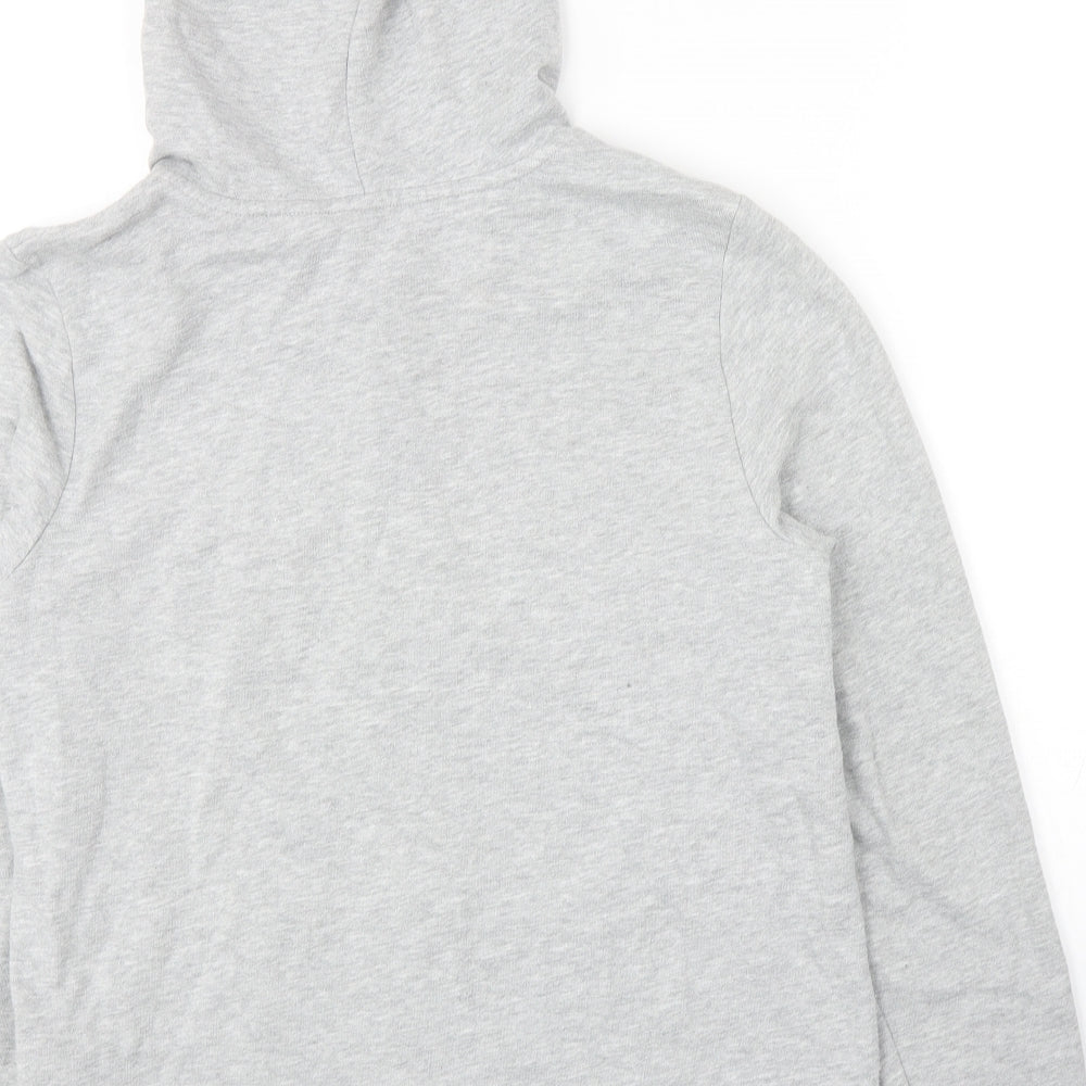 Gap Womens Grey Cotton Full Zip Hoodie Size M Zip