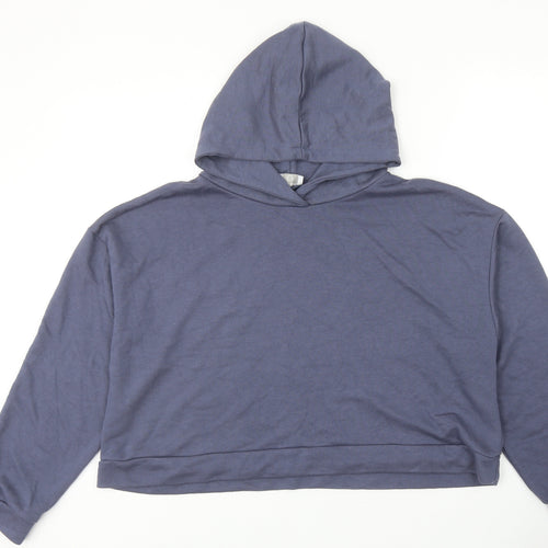 Jeff&Co Womens Blue Polyester Pullover Hoodie Size 14 Pullover - Size 14-16