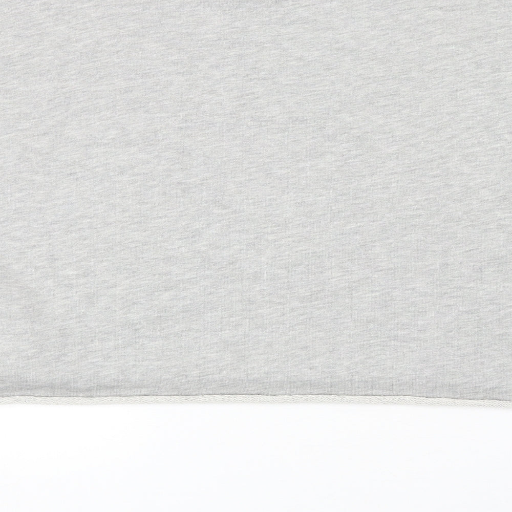 Topshop Womens Grey Polyester Pullover Sweatshirt Size 16 Pullover