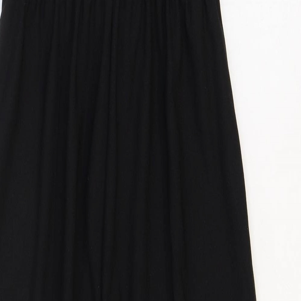 Primark Girls Black Polyester Jumpsuit One-Piece Size 10-11 Years Zip