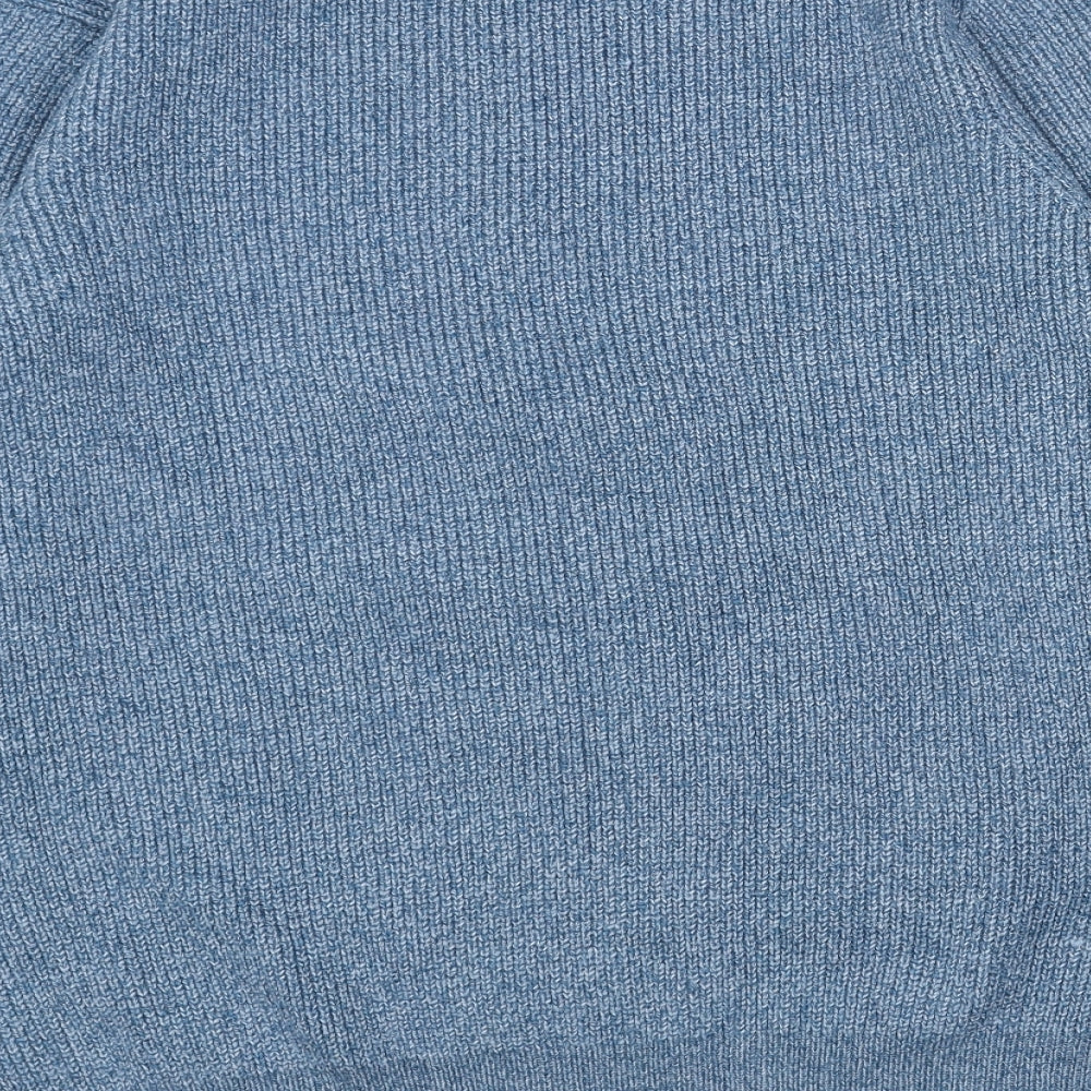 Marks and Spencer Womens Blue Round Neck Polyamide Pullover Jumper Size 2XL