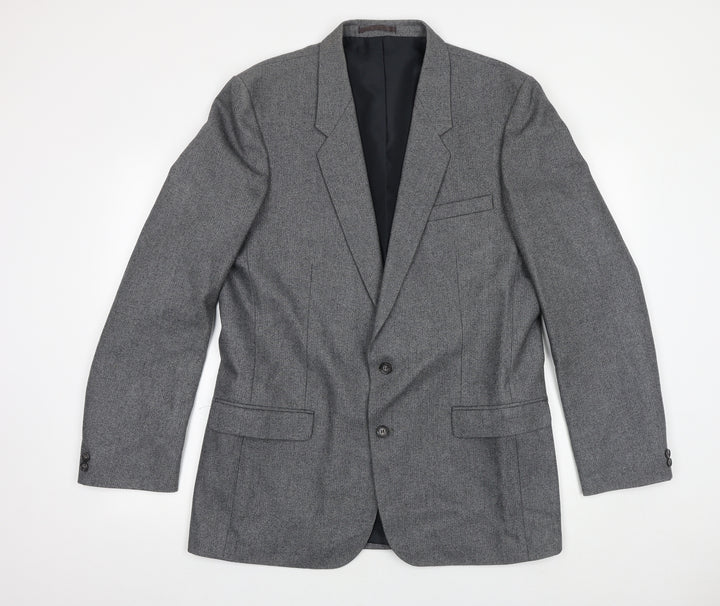 NICO Mens Grey Wool Jacket Suit Jacket Size 42 Regular