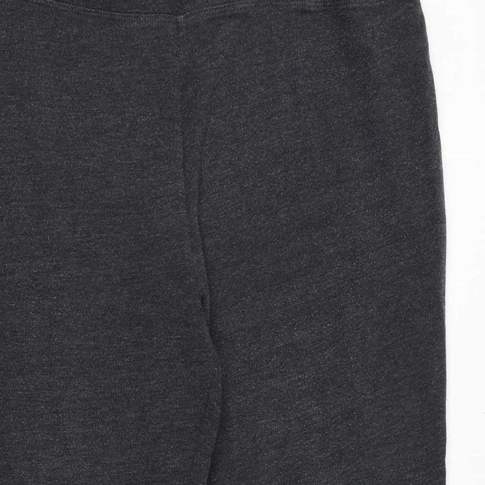 Marks and Spencer Womens Grey Cotton Sweatpants Trousers Size 20 Regular