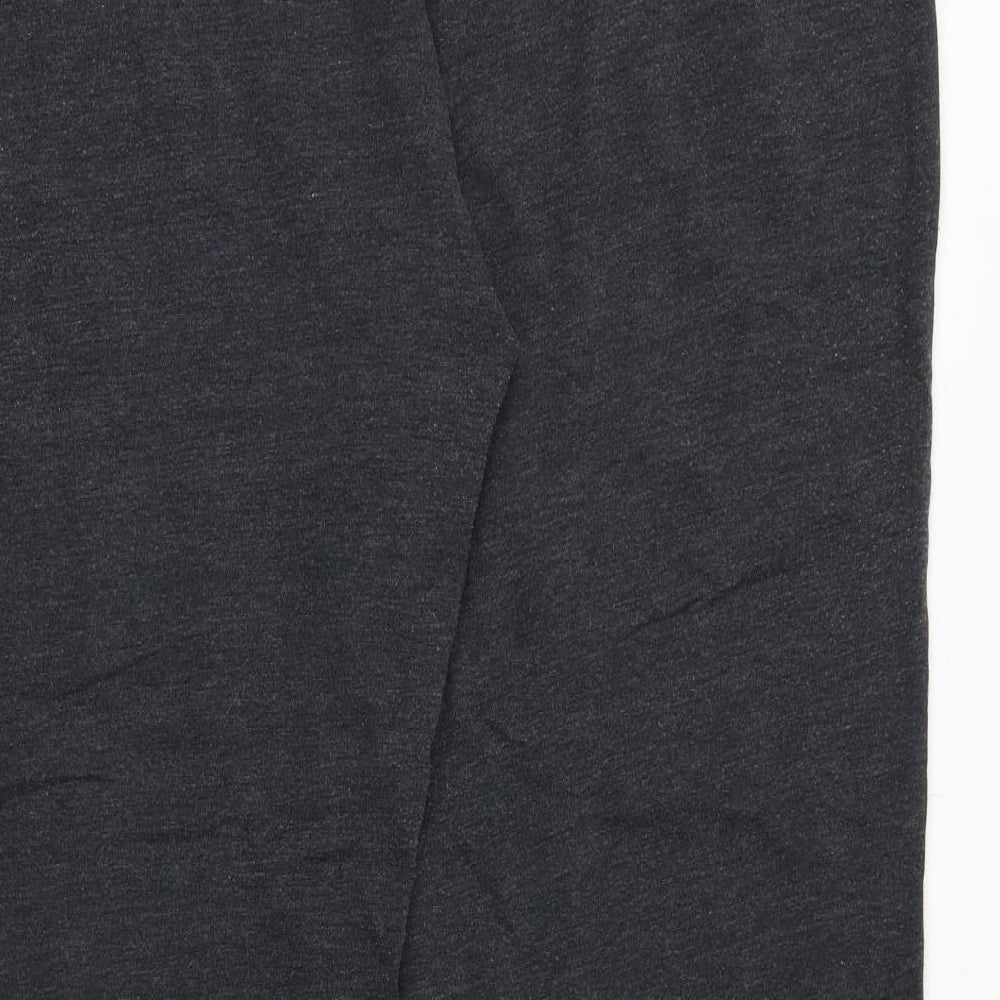 Marks and Spencer Womens Grey Cotton Sweatpants Trousers Size 20 Regular
