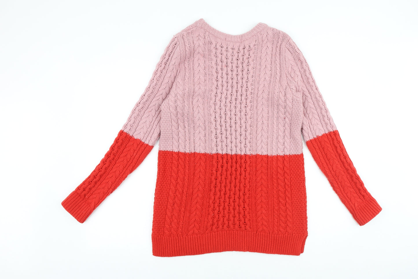 Boden Womens Multicoloured Boat Neck Wool Pullover Jumper Size S