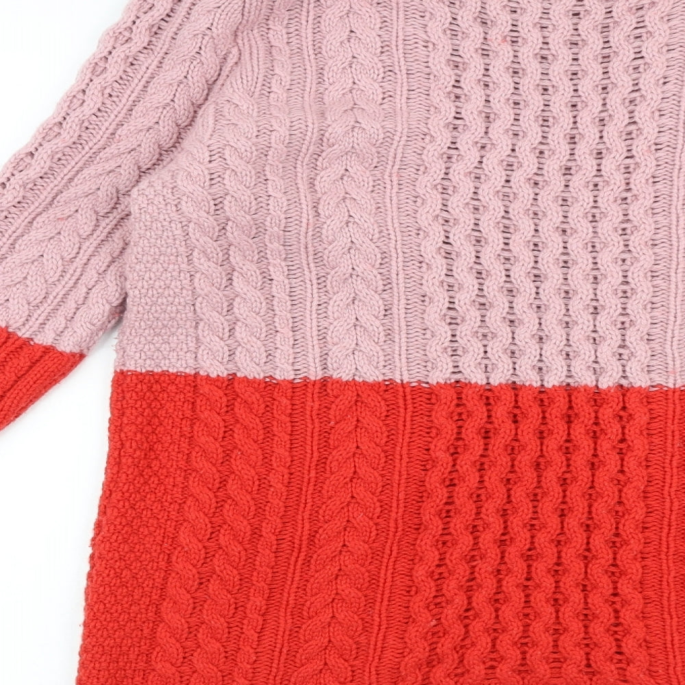 Boden Womens Multicoloured Boat Neck Wool Pullover Jumper Size S