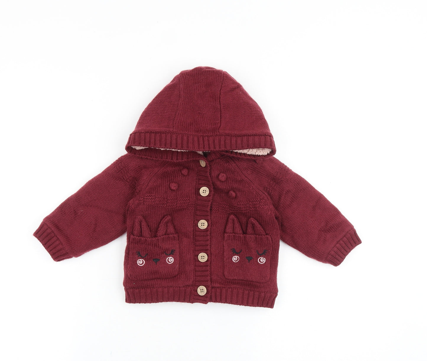 Nutmeg Baby Purple Jacket Coatigan Size 18-24 Months Button