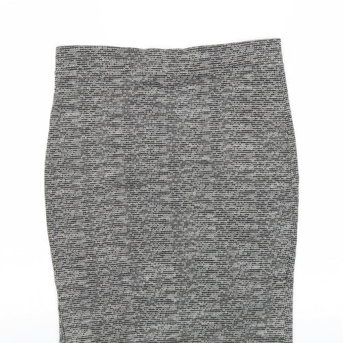 Papaya Womens Black Viscose Straight & Pencil Skirt Size 12 Zip