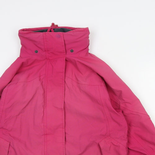 Mountain Life Womens Pink Jacket Size 12 Zip