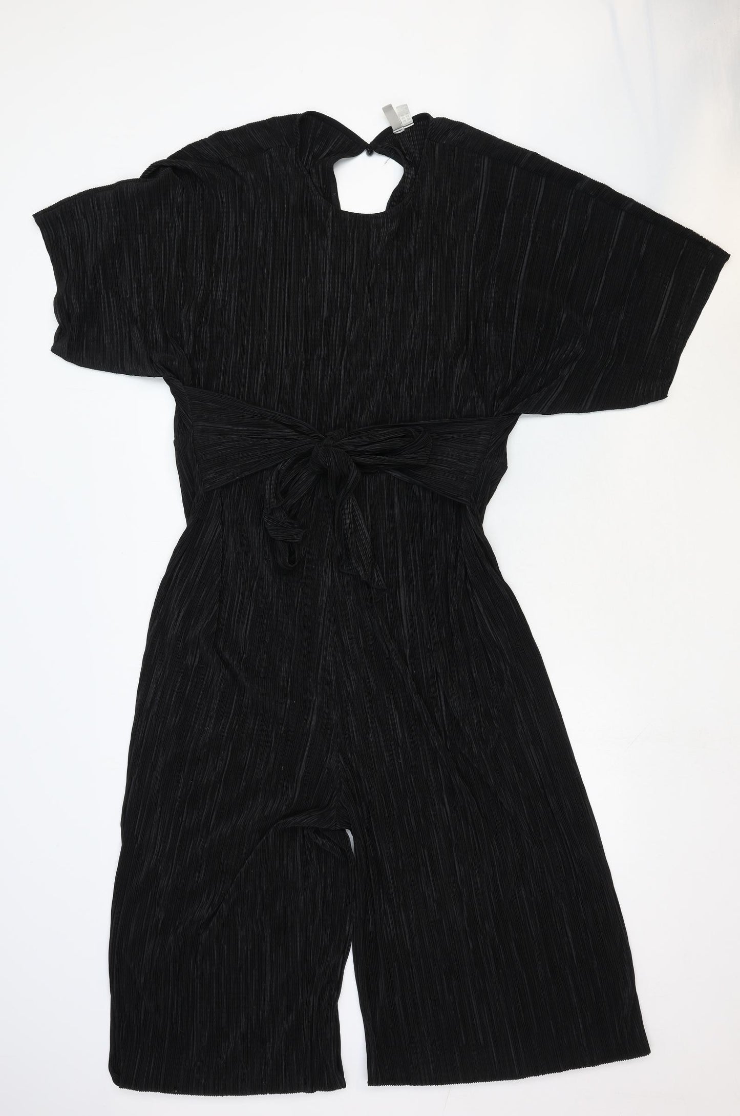 ASOS Womens Black Cotton Romper One-Piece Size 20 Pullover - Plisse