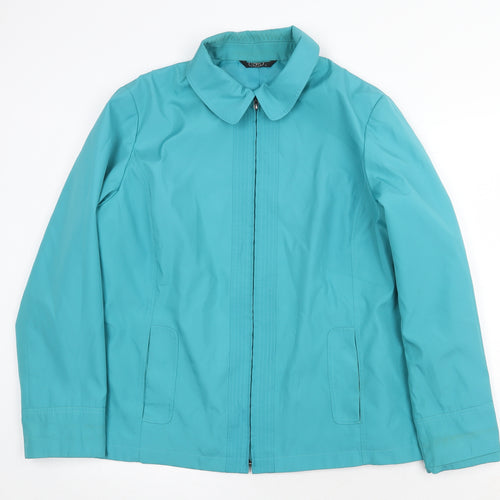 Bonmarché Womens Green Jacket Size L Zip
