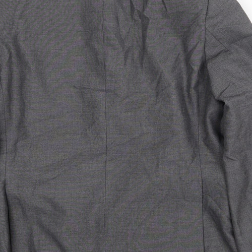Marks and Spencer Mens Grey Polyester Jacket Suit Jacket Size 40 Regular
