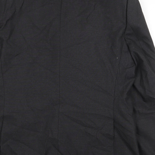 Marks and Spencer Mens Grey Polyester Jacket Suit Jacket Size 40 Regular