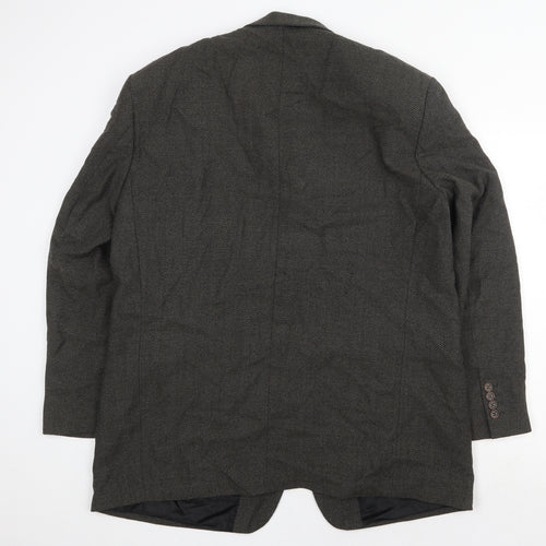 Marks and Spencer Mens Grey Wool Jacket Suit Jacket Size 46 Regular