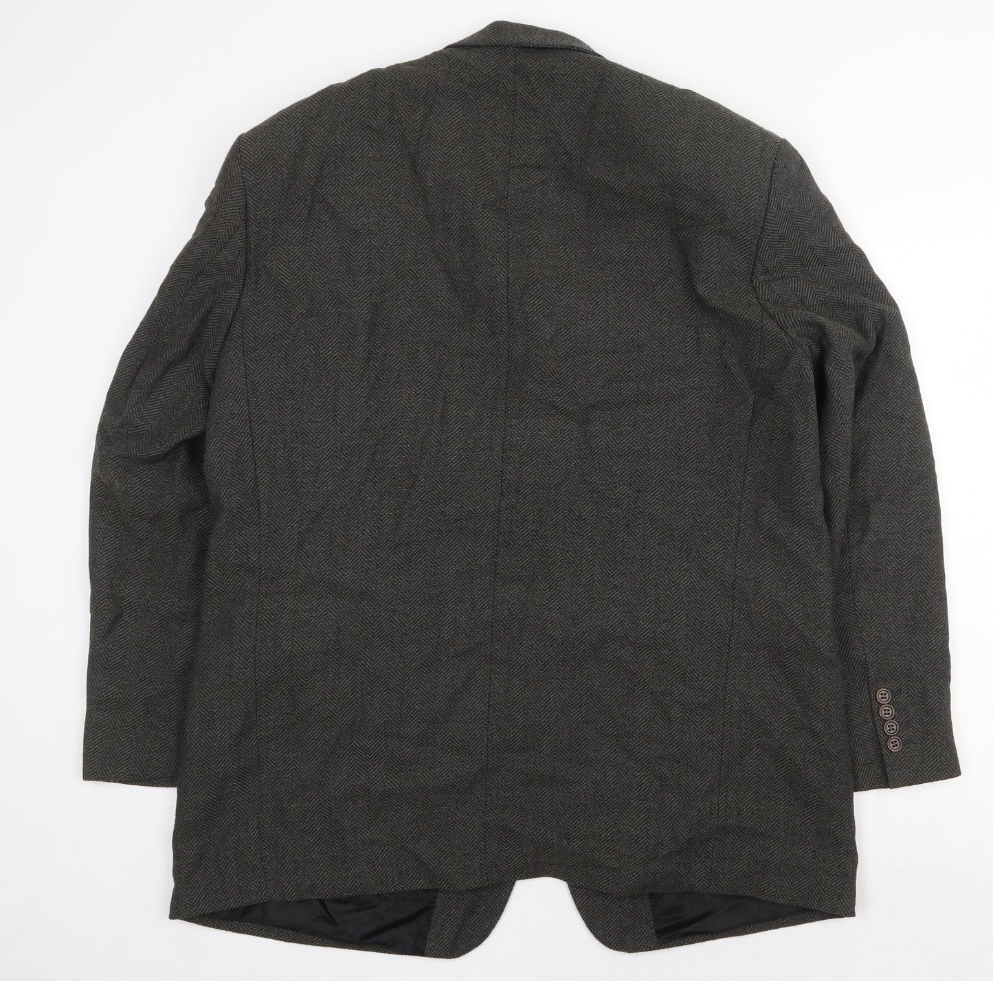 Marks and Spencer Mens Grey Wool Jacket Suit Jacket Size 46 Regular