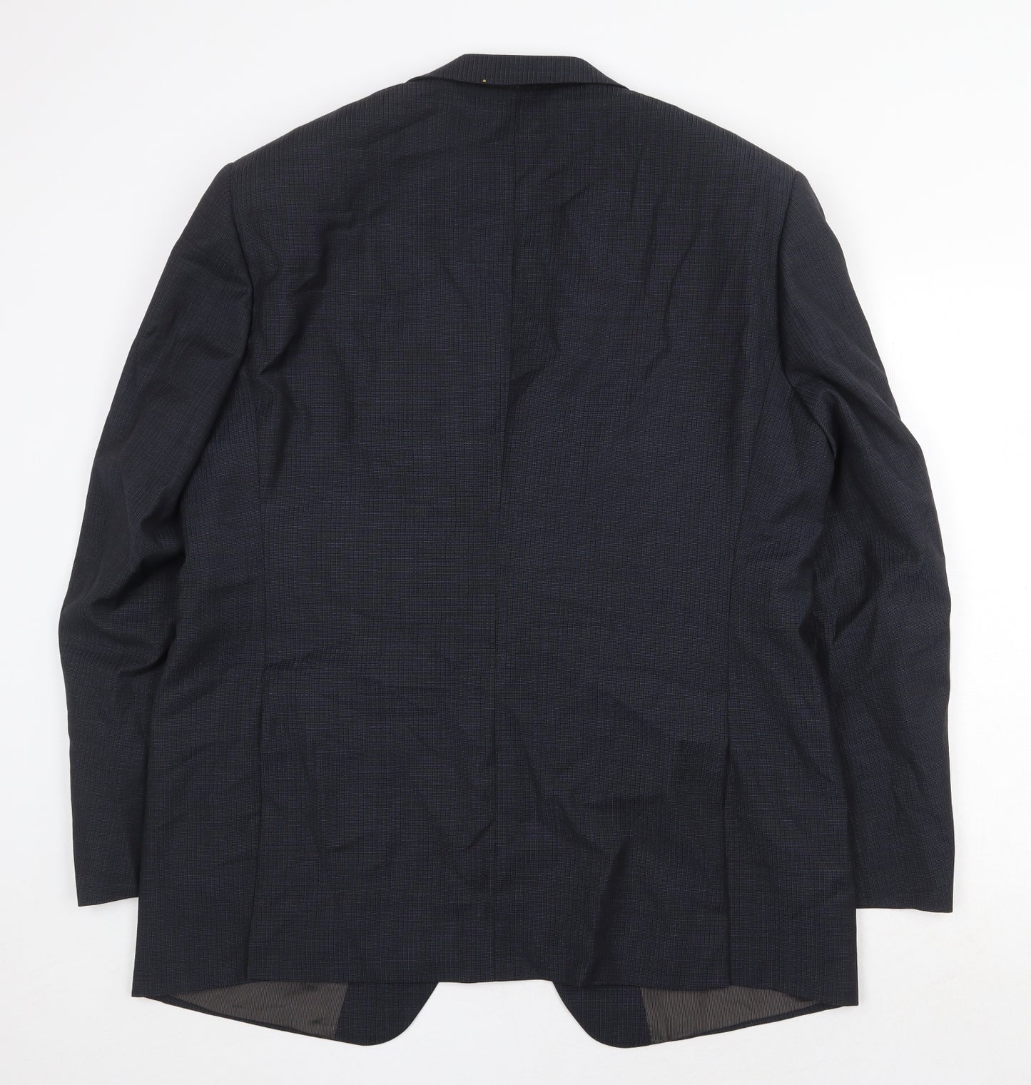 Marks and Spencer Mens Blue Wool Jacket Suit Jacket Size 44 Regular
