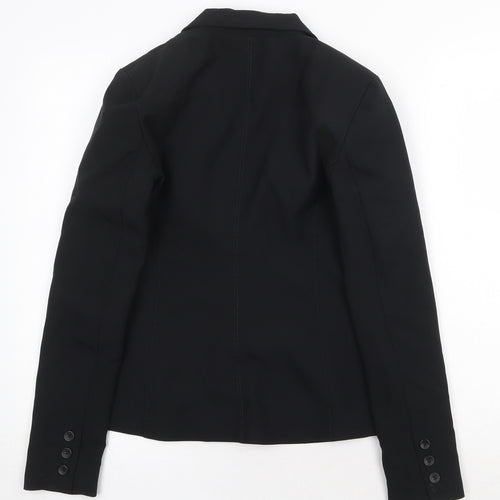New Look Womens Black Polyester Jacket Blazer Size 8