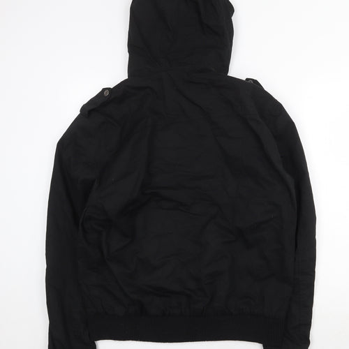 Burton Mens Black Bomber Jacket Jacket Size L Zip