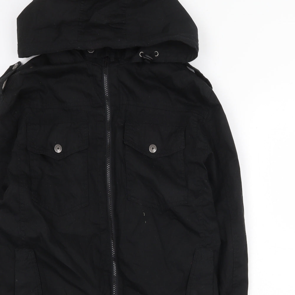 Burton Mens Black Bomber Jacket Jacket Size L Zip