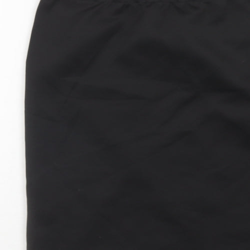 Page Womens Black Polyester A-Line Skirt Size M