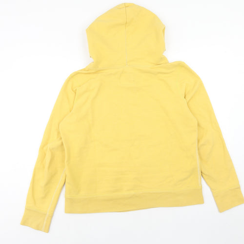 American Eagle Outfitters Womens Yellow Cotton Pullover Hoodie Size L Pullover