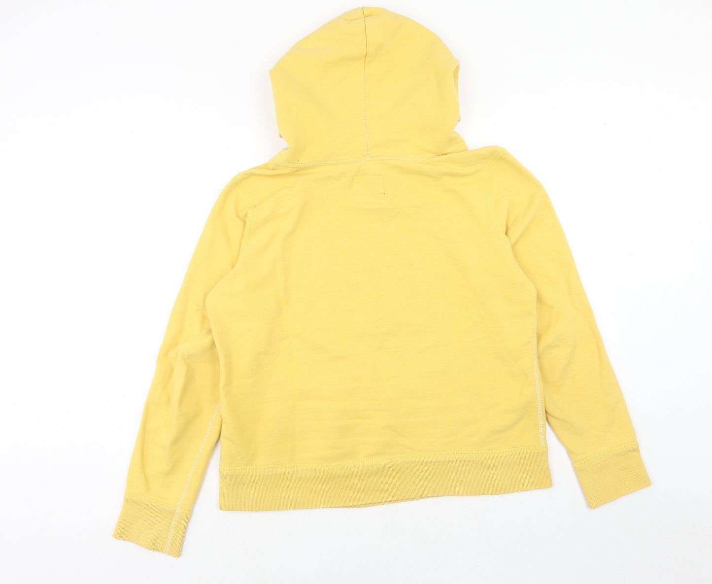 American Eagle Outfitters Womens Yellow Cotton Pullover Hoodie Size L Pullover