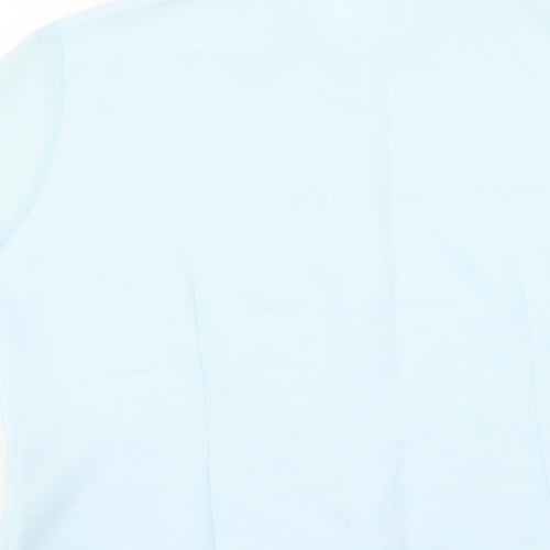 Berkertex Womens Blue Polyester Basic Button-Up Size 18 Collared
