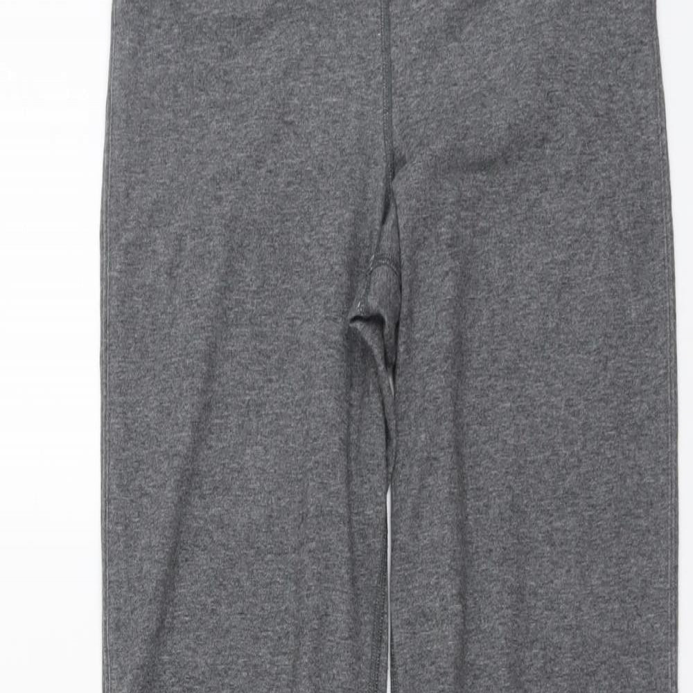 Nike Womens Grey Cotton Sweatpants Trousers Size S L30 in Regular Pullover