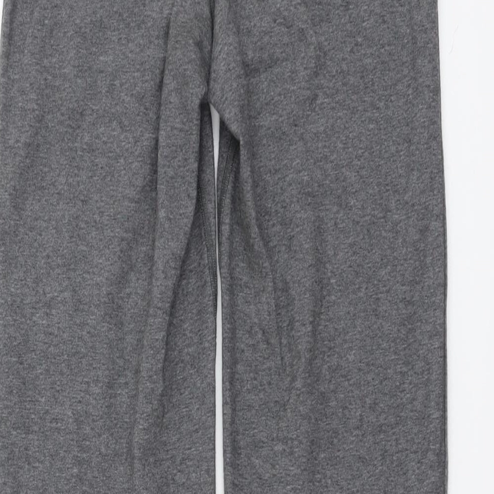 Nike Womens Grey Cotton Sweatpants Trousers Size S L30 in Regular Pullover