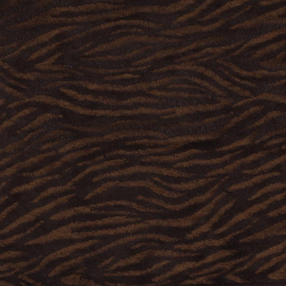 Marks and Spencer Womens Brown Round Neck Animal Print Polyamide Pullover Jumper Size M - Tiger Pattern
