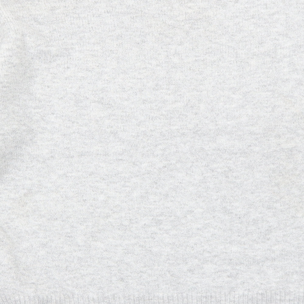 Marks and Spencer Womens Grey Round Neck Acrylic Pullover Jumper Size XS - Shine