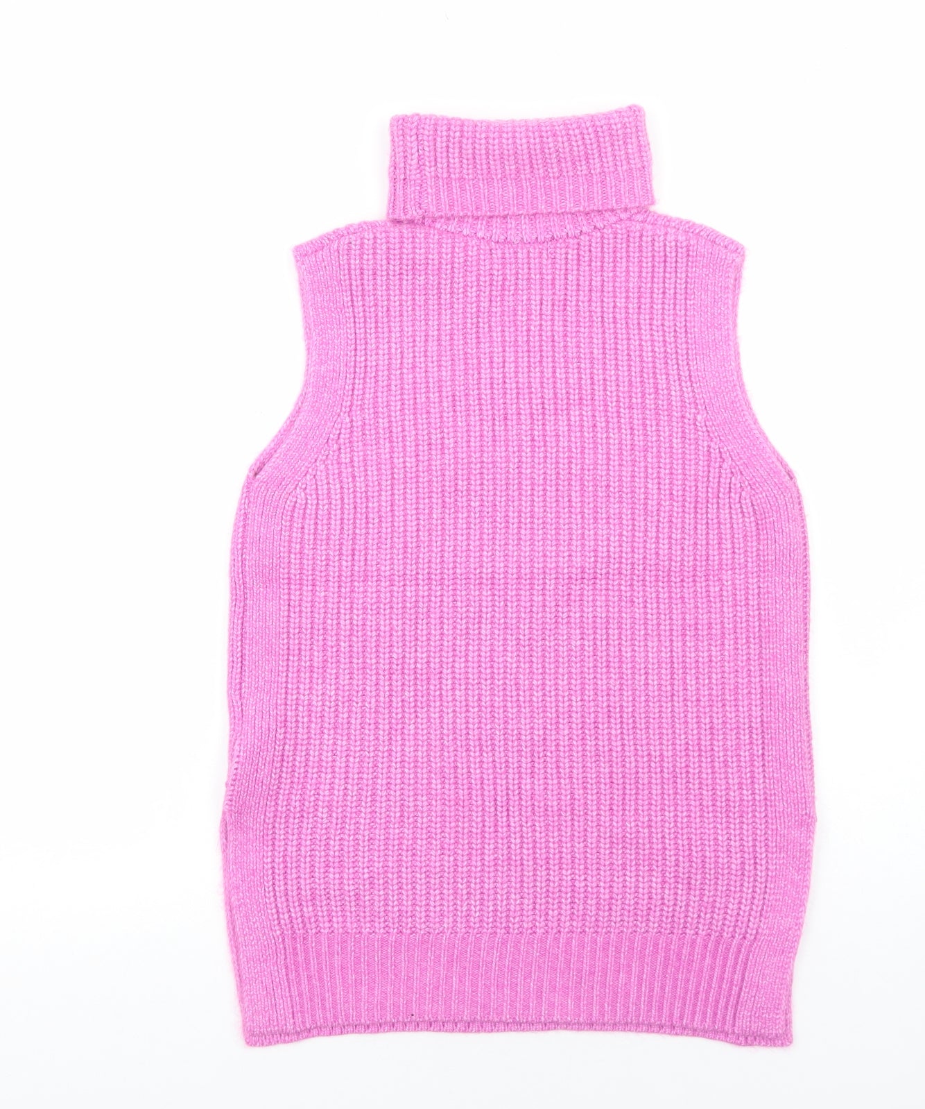 Marks and Spencer Womens Purple Roll Neck Polyamide Pullover Jumper Size S