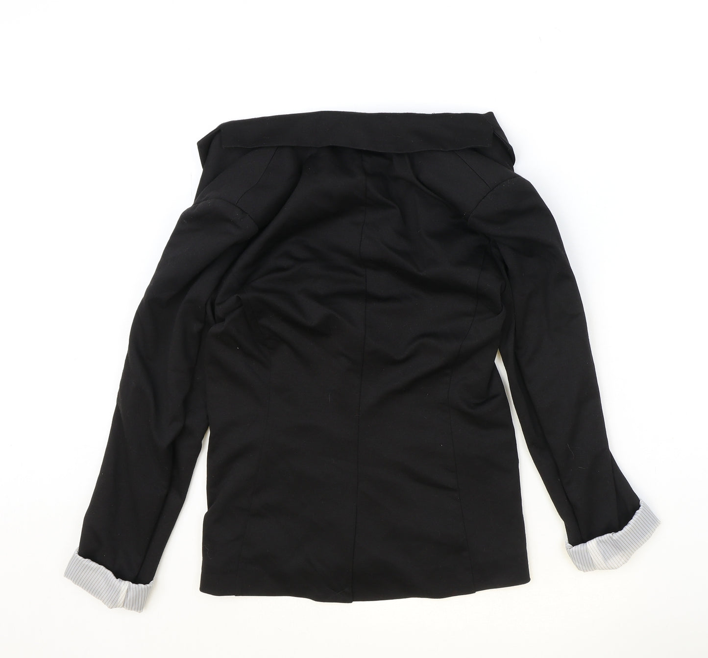 Kaleidoscope Womens Black Polyester Jacket Blazer Size 10
