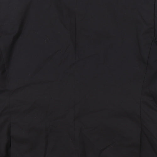 H&M Mens Black Polyester Jacket Suit Jacket Size 42 Regular