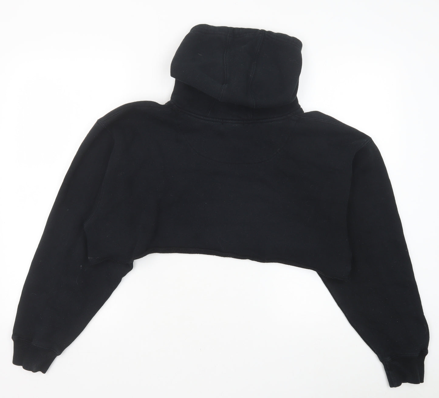 DX Me Piece Womens Black Cotton Pullover Hoodie Size L Pullover