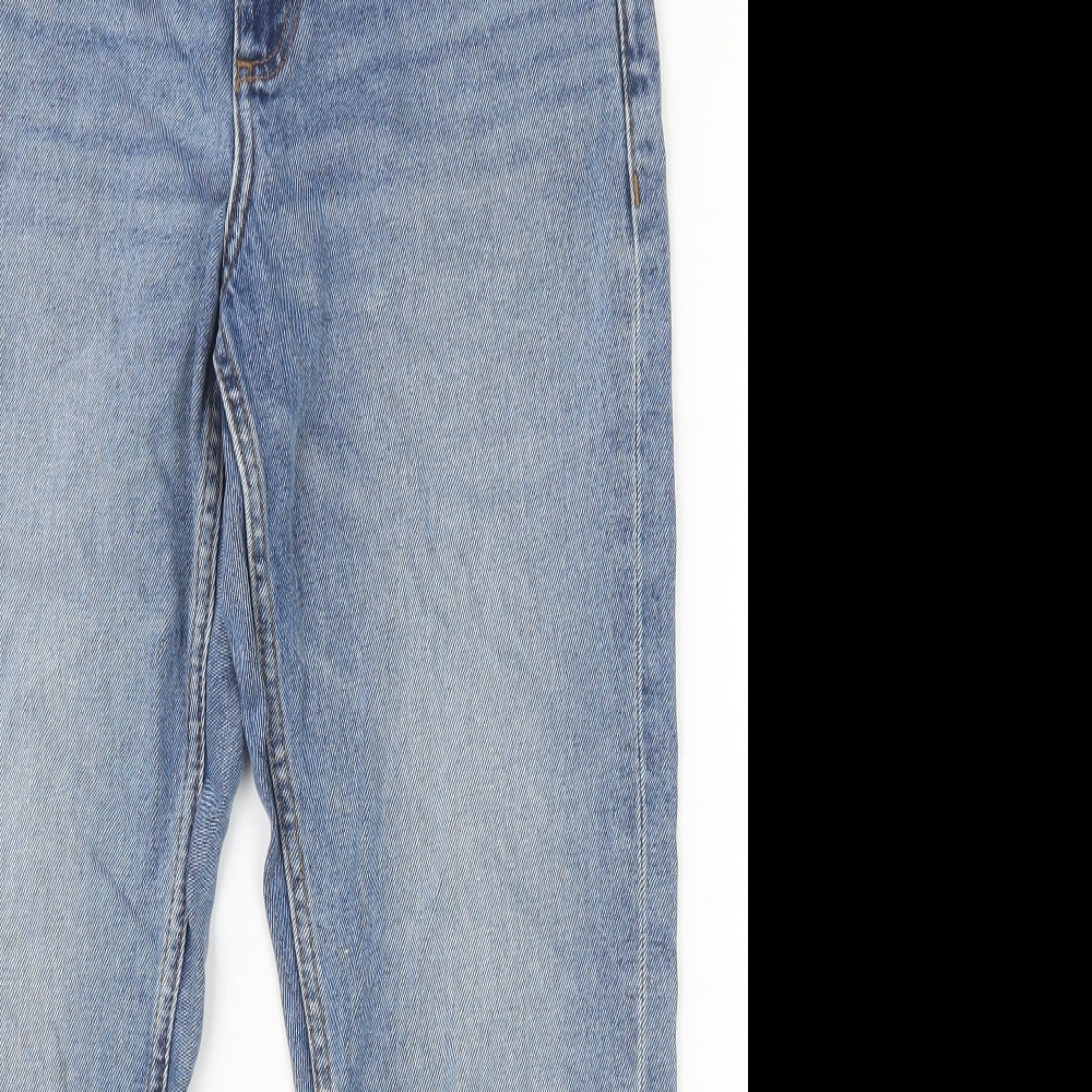 ASOS Mens Blue Cotton Tapered Jeans Size 28 in Regular Zip