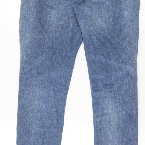 ASOS Womens Blue Cotton Skinny Jeans Size 31 in Slim Zip