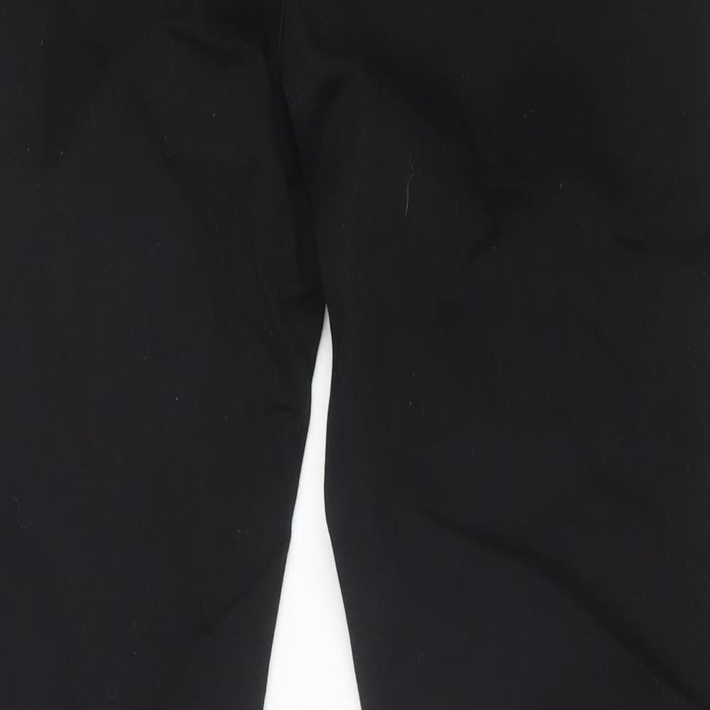 NEXT Womens Black Cotton Jegging Trousers Size 14 Slim