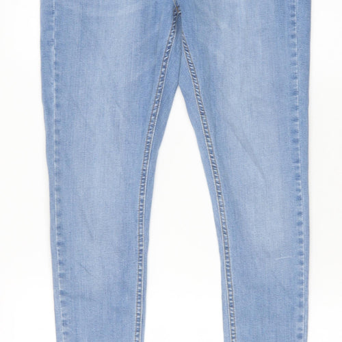 Hera Womens Blue Cotton Skinny Jeans Size 28 in Slim Zip