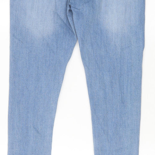 Hera Womens Blue Cotton Skinny Jeans Size 28 in Slim Zip