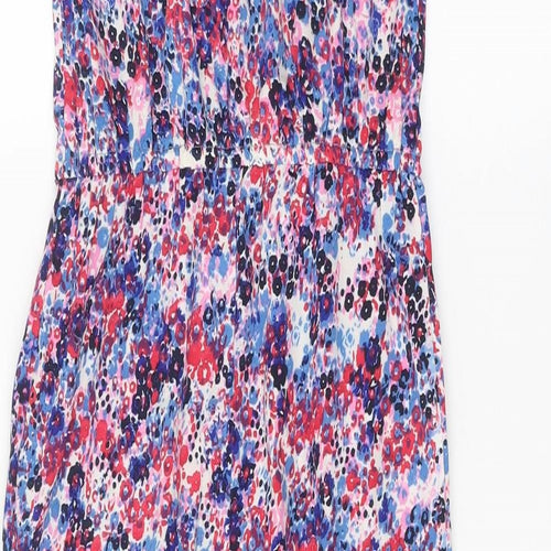 M&Co Girls Multicoloured Geometric Polyester Jumpsuit One-Piece Size 8-9 Years Pullover