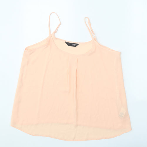 Dorothy Perkins Womens Orange Polyester Camisole Tank Size 14 Scoop Neck
