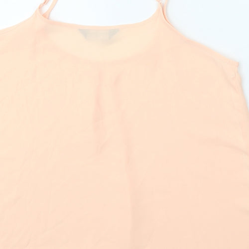 Dorothy Perkins Womens Orange Polyester Camisole Tank Size 14 Scoop Neck